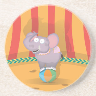 Posavasos De Arenisca Elefante de circo