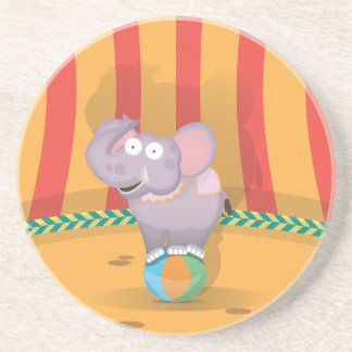 Posavasos De Arenisca Elefante de circo