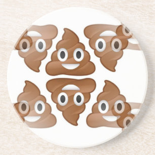 Posavasos De Arenisca emojis de poop