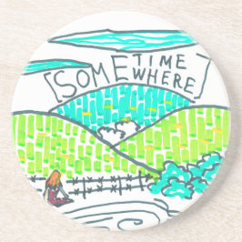 Posavasos De Arenisca En algún momento / en algún momento