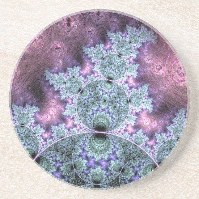 Posavasos De Arenisca Energía verde (Frente)