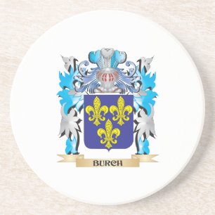 Posavasos De Arenisca Escudo de armas de Burch