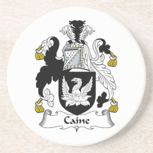 Posavasos De Arenisca Escudo de la familia de Caine