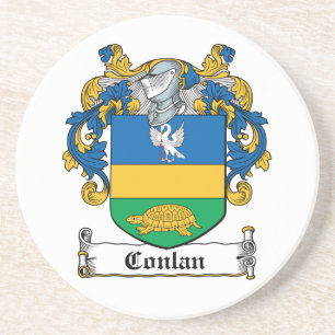 Posavasos De Arenisca Escudo de la familia de Conlan
