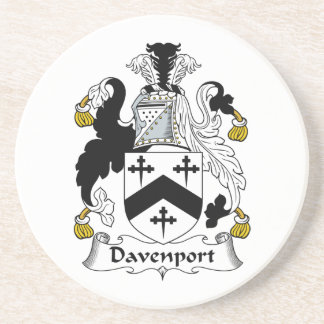 Posavasos De Arenisca Escudo de la familia de Davenport