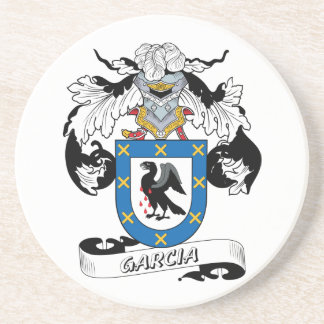 Posavasos De Arenisca Escudo de la familia de García