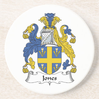 Posavasos De Arenisca Escudo de la familia de Jones