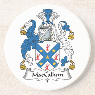 Posavasos De Arenisca Escudo de la familia de MacCallum