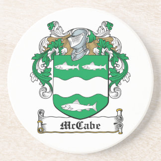 Posavasos De Arenisca Escudo de la familia de McCabe