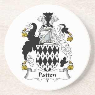 Posavasos De Arenisca Escudo de la familia de Patten