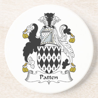 Posavasos De Arenisca Escudo de la familia de Patten