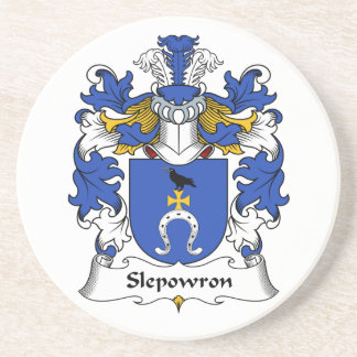 Posavasos De Arenisca Escudo de la familia de Slepowron