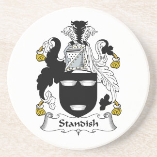 Posavasos De Arenisca Escudo de la familia de Standish