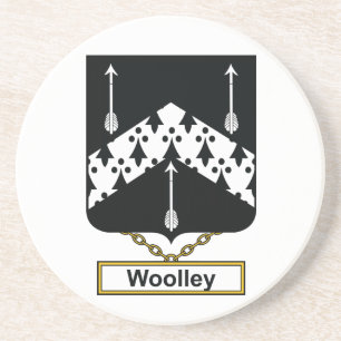 Posavasos De Arenisca Escudo de la familia de Woolley