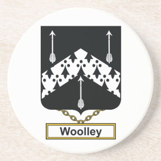 Posavasos De Arenisca Escudo de la familia de Woolley