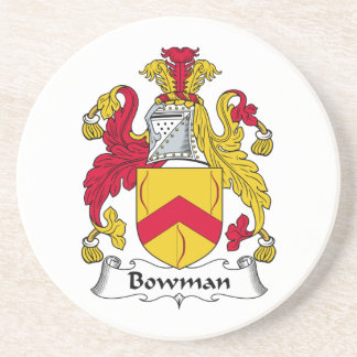 Posavasos De Arenisca Escudo de la familia del arquero