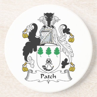 Posavasos De Arenisca Escudo de la familia del remiendo