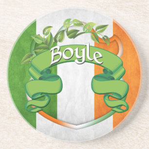 Posavasos De Arenisca Escudo irlandés Boyle