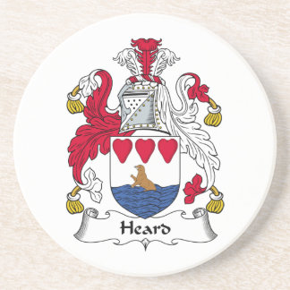 Posavasos De Arenisca Escudo oído de la familia