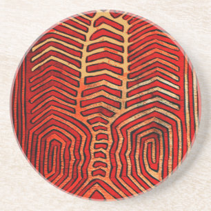 Posavasos De Arenisca Esqueleto de Langosta Tribal Cuna India