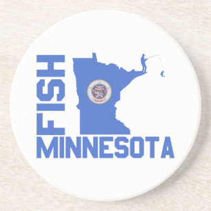 Posavasos De Arenisca Esquema de estado de Pescado Minnesota