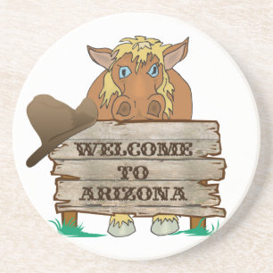 Posavasos De Arenisca Estación de bienvenida de Arizona