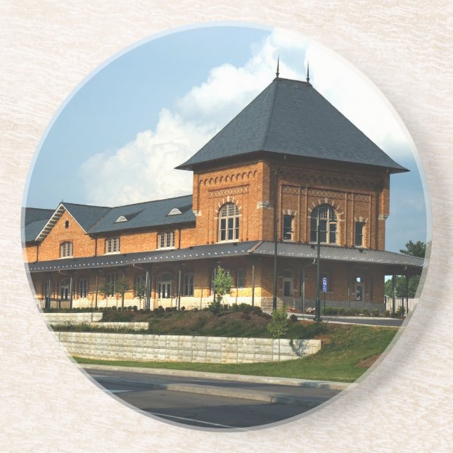 Posavasos De Arenisca Estación de tren de Bristol Virginia (Frente)