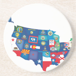 Posavasos De Arenisca Estados de EE. UU.