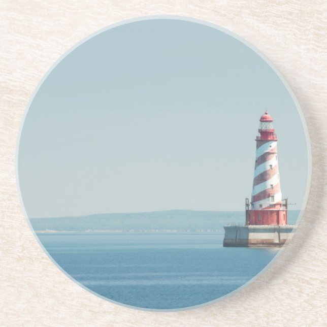 Posavasos De Arenisca Estados Unidos, Michigan, Grandes Lagos, Lago Mich (Frente)