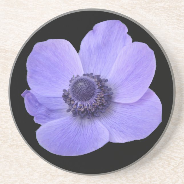 Posavasos De Arenisca Estanques de Anemone Azul (Frente)