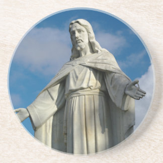 Posavasos De Arenisca Estatua de Jesucristo