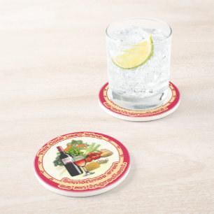 Posavasos De Arenisca Este cocinero utiliza vino