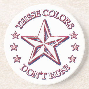 Posavasos De Arenisca ¡Estos colores no corren! Estrella