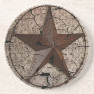 Posavasos De Arenisca Estrella de Texas, primitiva del país occidental r