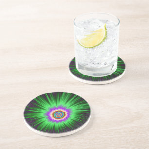 Posavasos De Arenisca     Estrella Verde de la montaña rusa