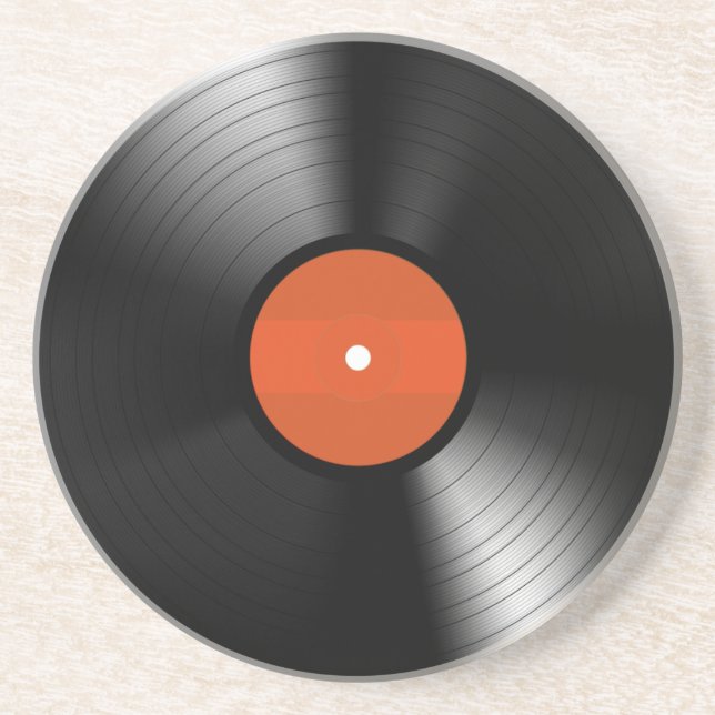 Posavasos De Arenisca Expediente de Vinyle (Frente)