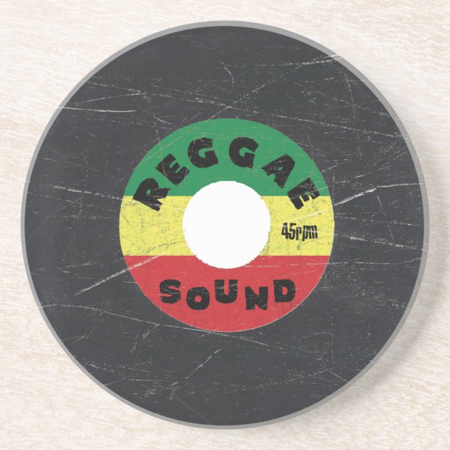 Posavasos De Arenisca Expediente del reggae - práctico de costa de la (Frente)