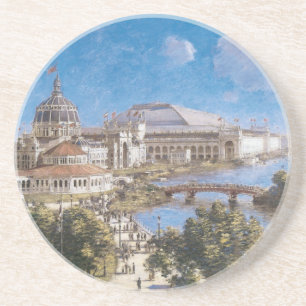 Posavasos De Arenisca Exposición Colombina Mundial de Theodore Robinson