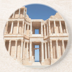 Posavasos De Arenisca Fachada y escenario del anfiteatro romano