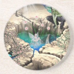 Posavasos De Arenisca Faerie in Elven Pond