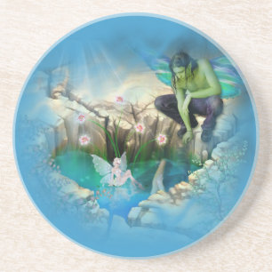 Posavasos De Arenisca Faerie in Elven Pond Vignette