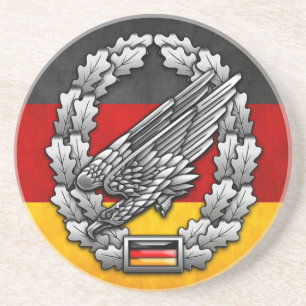 Posavasos De Arenisca Fallschirmjägertruppe Barettabzeichen