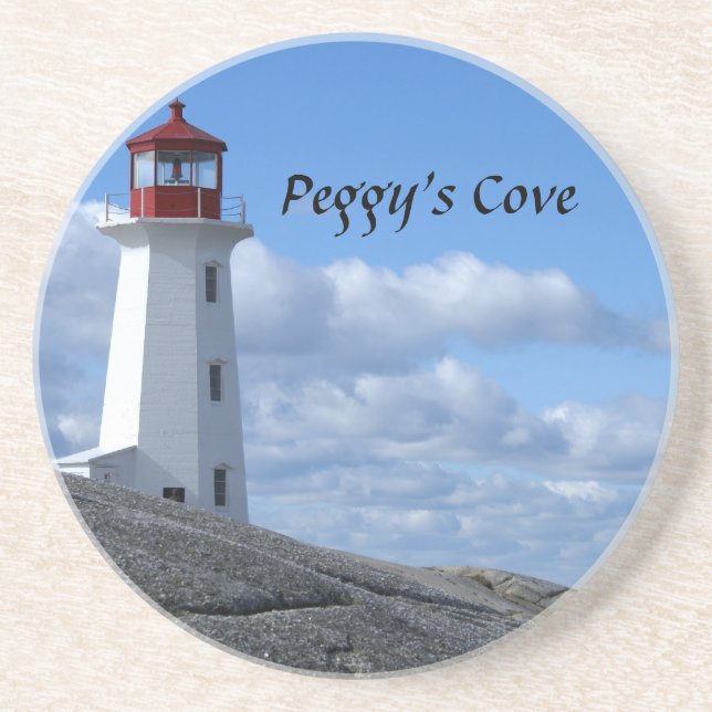Posavasos De Arenisca Faro de la ensenada de Peggy (Frente)