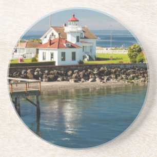 Posavasos De Arenisca Faro de Mukilteo, Mukilteo, Washington, EE. UU.