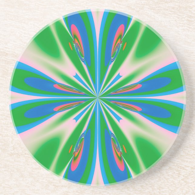 Posavasos De Arenisca Feliz Primavera (Frente)