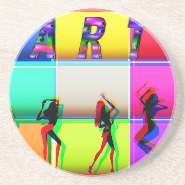 Posavasos De Arenisca Fiesta (Frente)