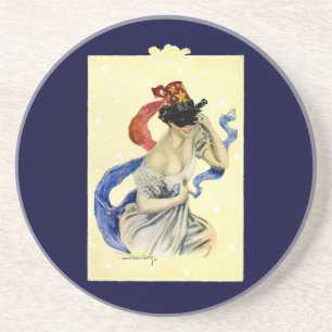 Posavasos De Arenisca Fiesta de disfraz patriótico Vintage 4 de julio