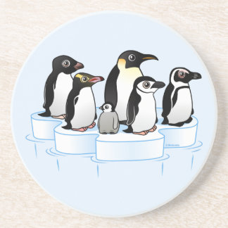 Posavasos De Arenisca Fiesta del pingüino