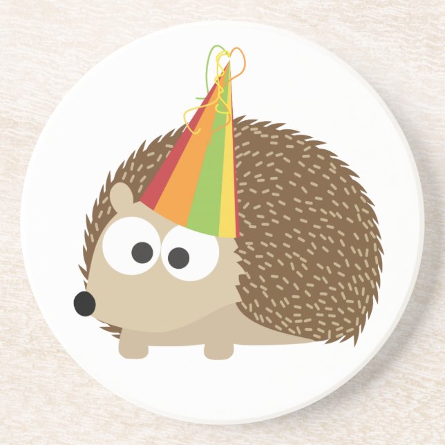 Posavasos De Arenisca Fiesta hedgehog (Frente)