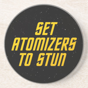 Posavasos De Arenisca Fije los atomizadores para atontar